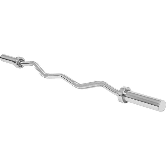 Olympic Super Curl Barbell 47 Inch - Heavy-Duty EZ Curl Bar with 200