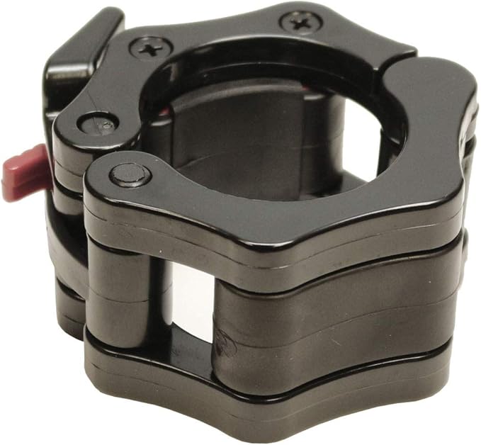 Quick Release Non-Slip Olympic Barbell Collar 2 Inch (Pair) with ABS